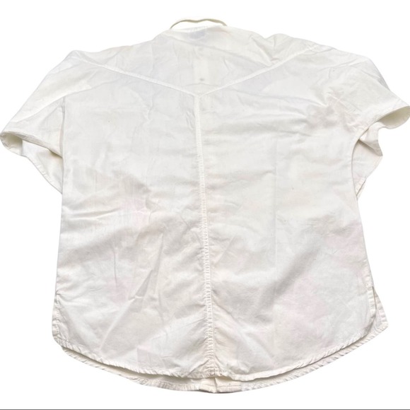 Vintage Freego Western white Shirt NWT size SMALL - Picture 7 of 11